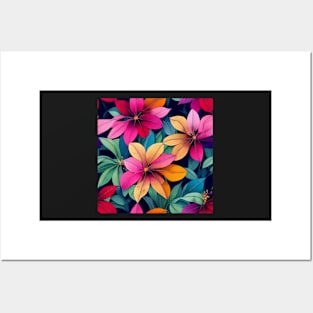 Beautiful Floral pattern, model 6 Posters and Art